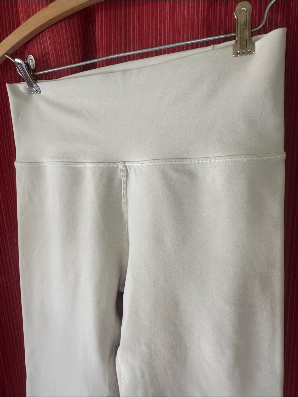 Vuori Clean Elevation Leggings Bone Heather Color Size Medium - Picture 2 of 11